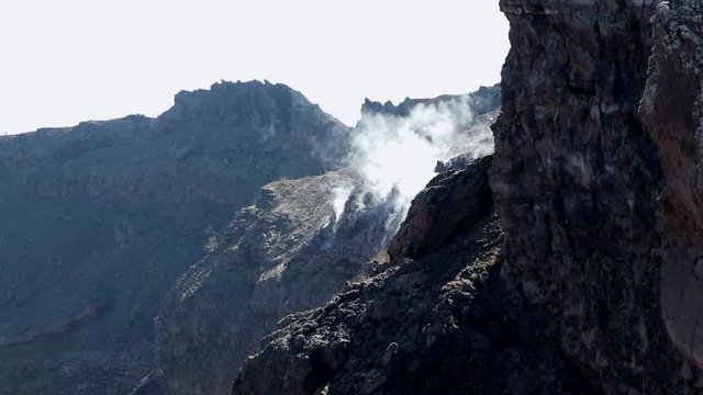 Vesuvio - Fumarole del cratere