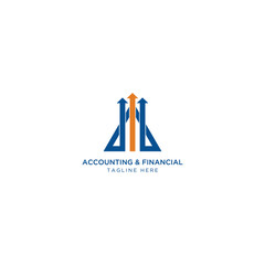 Financial and Accounting  Logo Template, Growth, economy, business, finance