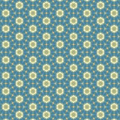 Colorful kaleidoscope seamless pattern, decorative round ornament, geometric design element, wallpaper, fabric, paper, furniture