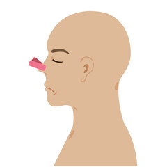 People expression - bad smell vector.
