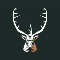 deer logo template