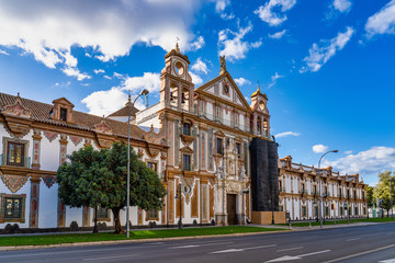 Fototapeta na wymiar Palacio de la Merced in Cordoba Plaza de Colon, Andalusia, Cordoba, Spain.
