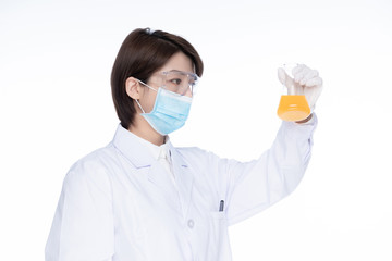 A young Asian woman doctor