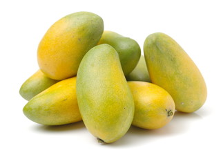 Mango on white background
