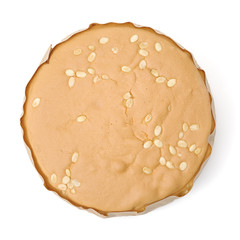 bread on white background