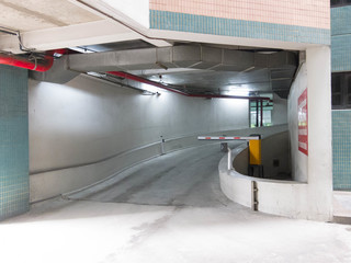 Way up the parking lot.