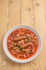 トマトと大豆のスープ