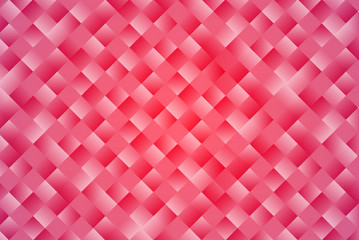 Red Squares and diagonal background. Abstract diagonal texture
