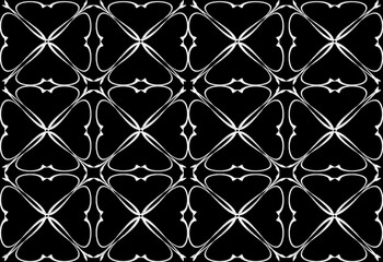 Obraz premium Seamless pattern design with floral background elements, beautiful ornaments