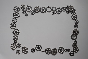 歯車、ギアのフレーム