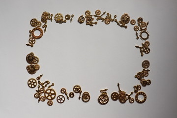 歯車、ギアのフレーム