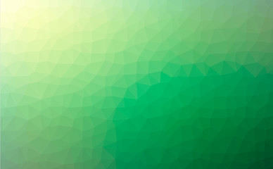 Polygon green gradient background