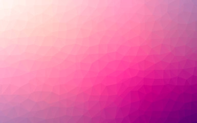 Polygon pink gradient background