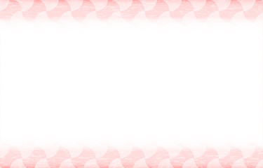 背景素材：桃色の和柄フレーム