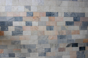 marble wall tile art mosaic design. abstract background with mosaic