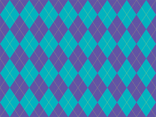 Argyle pattern seamless. Fabric texture background. Classic argill vector ornament