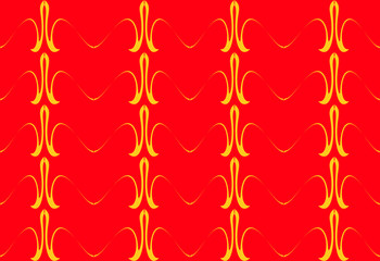 Seamless pattern design with floral background elements, beautiful ornaments