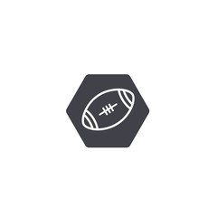 Stylized American Football logo vector