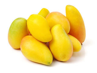 Mango on white background