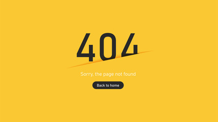 404 Error the page not found - obrazy, fototapety, plakaty