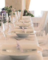 elegant table setting