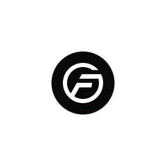 CF initial logo company name