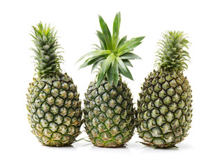 Pineapple on white background