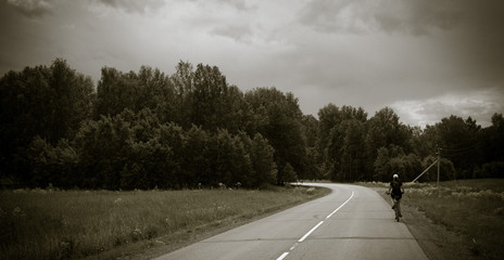 road in the forest