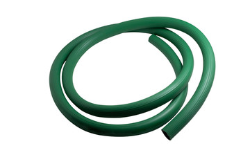  Green Hose on a white background,with clipping path