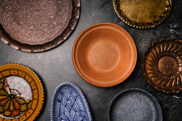 colorful plates collection