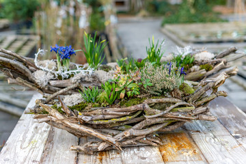 Tischdekoration, Landhausstil, Vintage