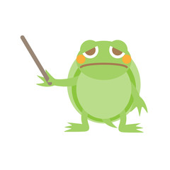 指示棒亀悲しむ