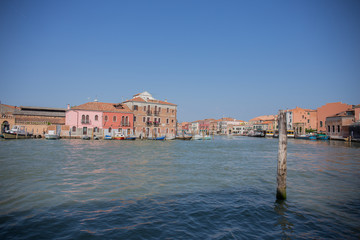 Fototapeta na wymiar view of the grand canal in venice