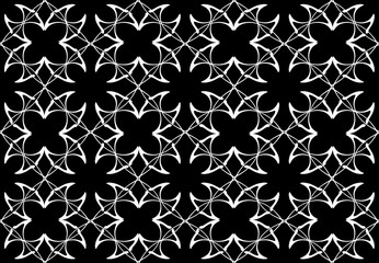 Seamless pattern design with floral background elements, beautiful ornaments