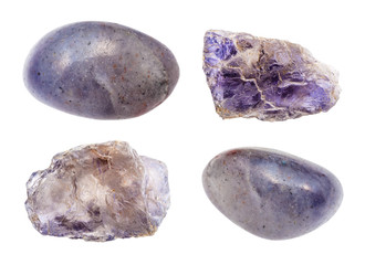 set of various Cordierite (Iolite) gemstones