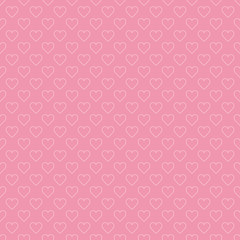 Abstract background texture. Dot and heart shape seamless pattern. Vector illustration polka style, minimalism wallpaper, flyer, cover, design. Bubble circle geometric ornament, decorative element