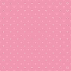 Abstract background texture. Dot and heart shape seamless pattern. Vector illustration polka style, minimalism wallpaper, flyer, cover, design. Bubble circle geometric ornament, decorative element