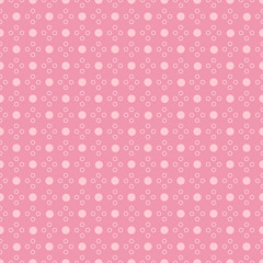 Abstract background texture. Dot and heart shape seamless pattern. Vector illustration polka style, minimalism wallpaper, flyer, cover, design. Bubble circle geometric ornament, decorative element