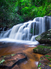 Obraz premium Mun Dang Waterfall at Phu Hin Rong Kla National Park, Thailand