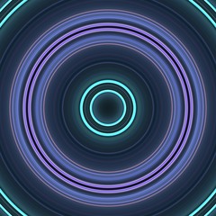 Round gradient mandala. mandala Illustration in green and pink colors. Mandala with floral patterns. Seamless pattern with a kaleidoscope