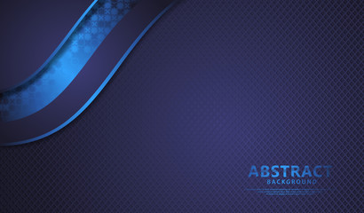 Background with bright blue color flow lines effect on textured dark background