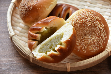 あんぱんとコーヒー