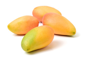 Mango on white background