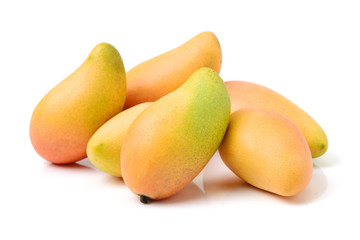 Mango on white background