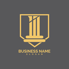 pillar Logo vector Template illustration design