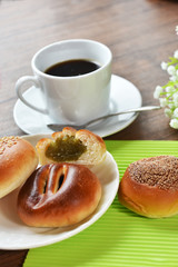 あんぱんとコーヒー