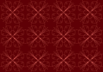 Seamless pattern design with floral background elements, beautiful ornaments