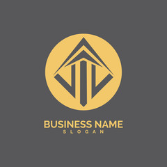 pillar Logo vector Template illustration design