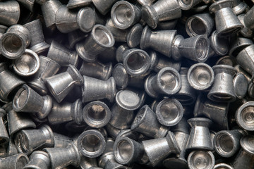 lead airgun pellets macro background