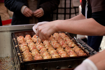 Naklejka premium たこ焼き